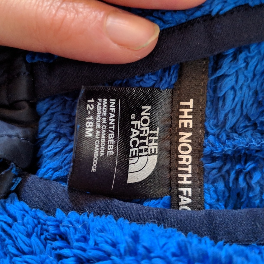 The North Face Kids Blue and Black Jacket - Picture 2 of 4